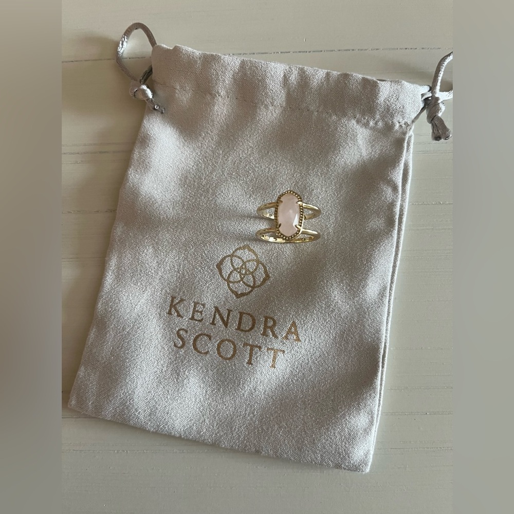 Kendra Scott Elyse double band ring size 8
